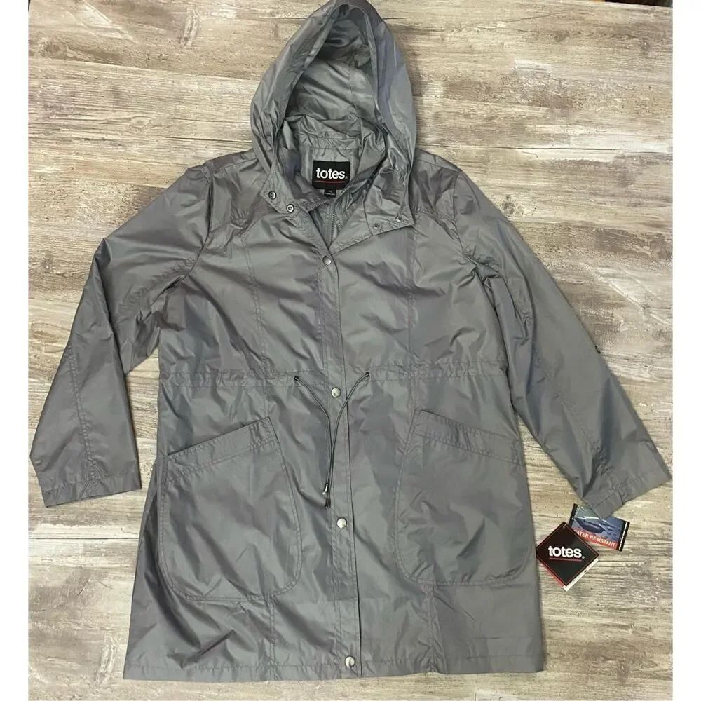 Totes Water Resistant Windbreaker Jacket Mens Size XL
